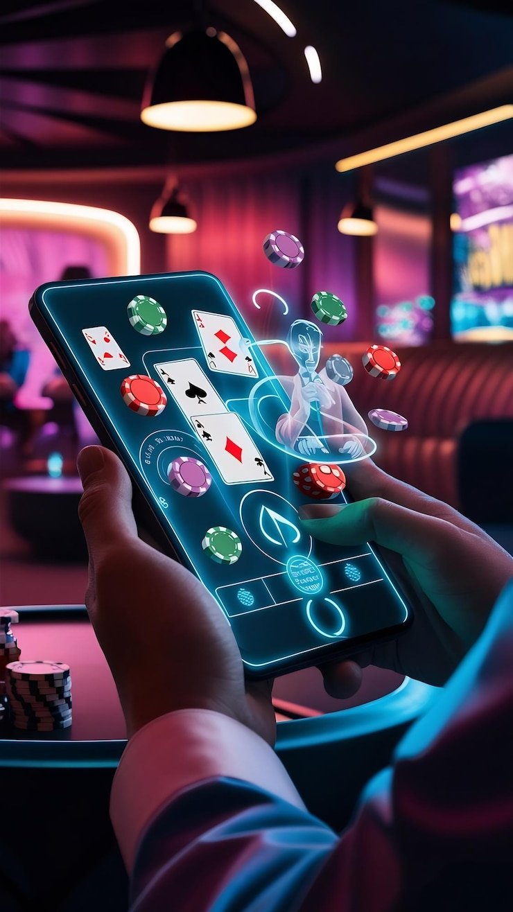 Antarmuka permainan Infinite Blackjack di aplikasi mobile bona slot