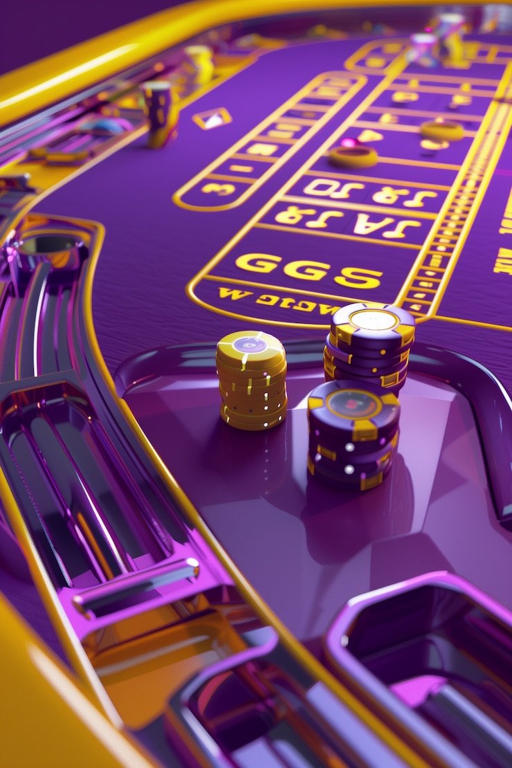 Meja blackjack Playtech dengan dealer dan kartu yang terlihat jelas